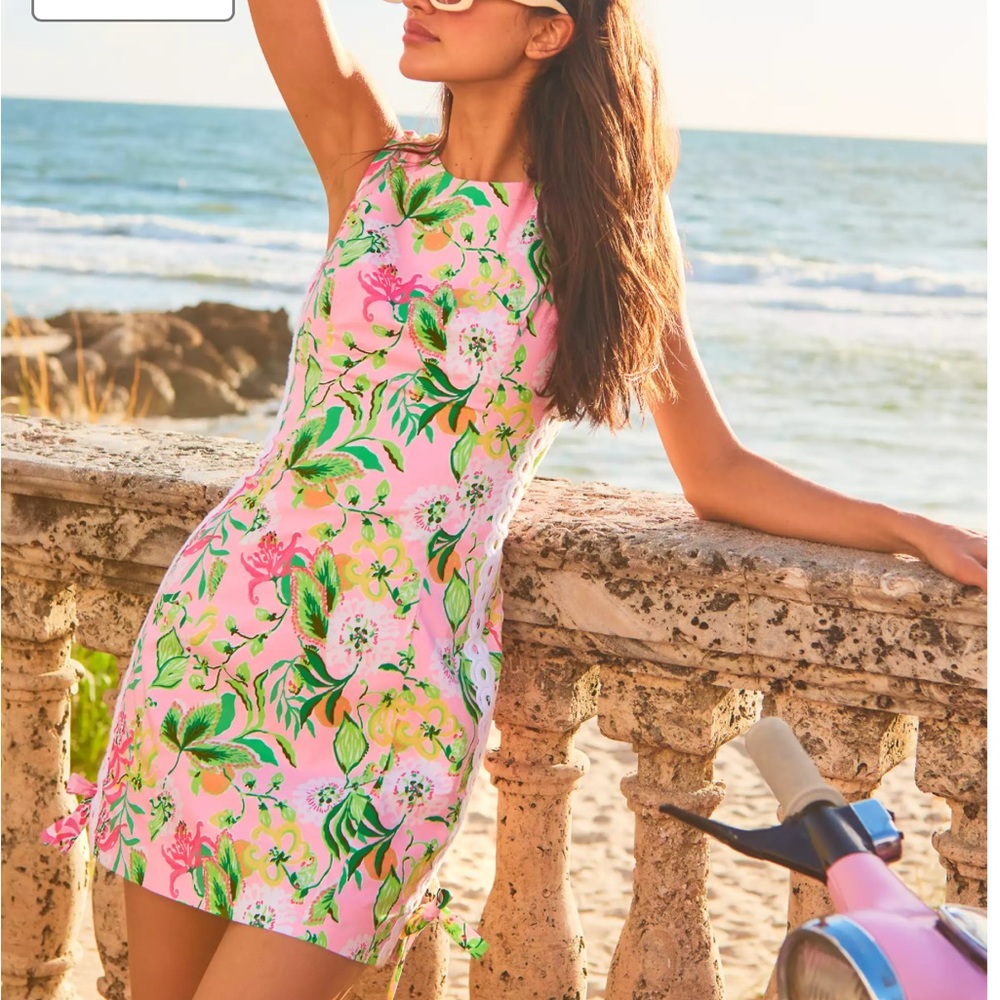 Mila stretch shift dress
